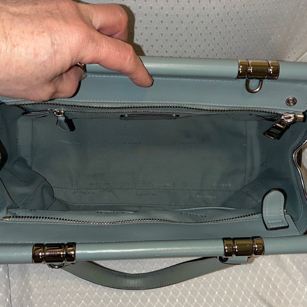 Coach Grace Satchel in Cornflower EUC Price NEW PRICE!! - Picture 15 of 16